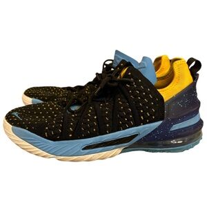 NIKE LEBRON JAMES BLACK UNIVERSITY GOLD COAST Youth Size 6.5